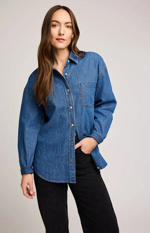 Whitney Denim Button Down Shirt