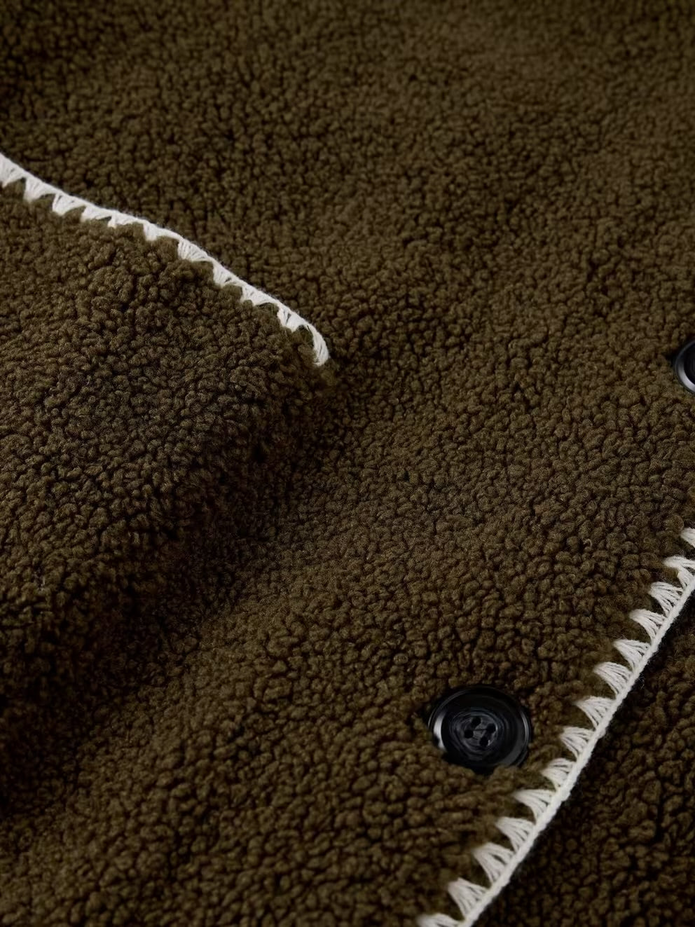 Borg Stitch Detail Gilet