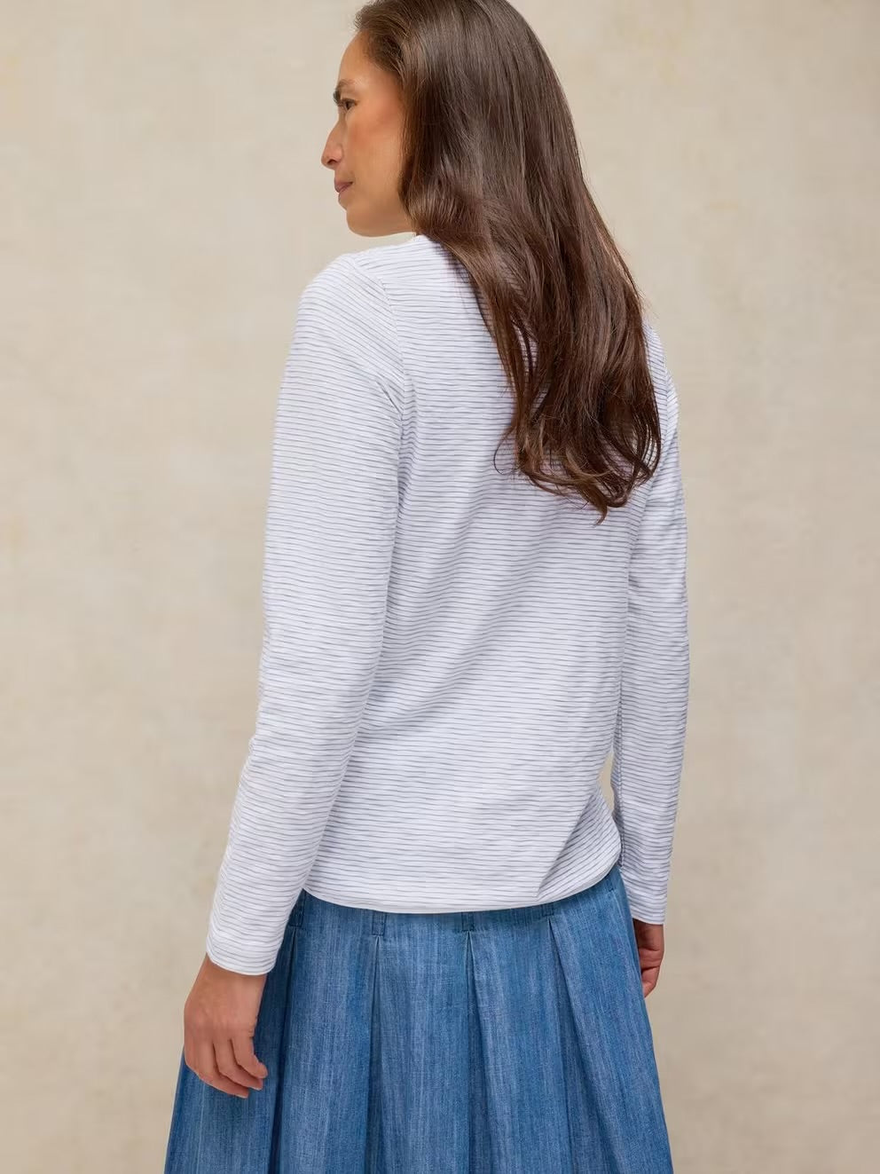 Clara LS Textured Tee