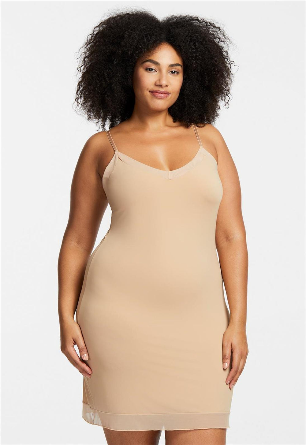 Round Neck Mid-Thigh Sip