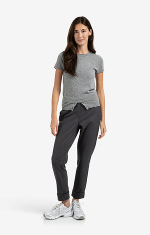 Knitted Top With Double Hem