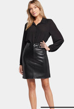 5 Pocket Faux Leather Skirt