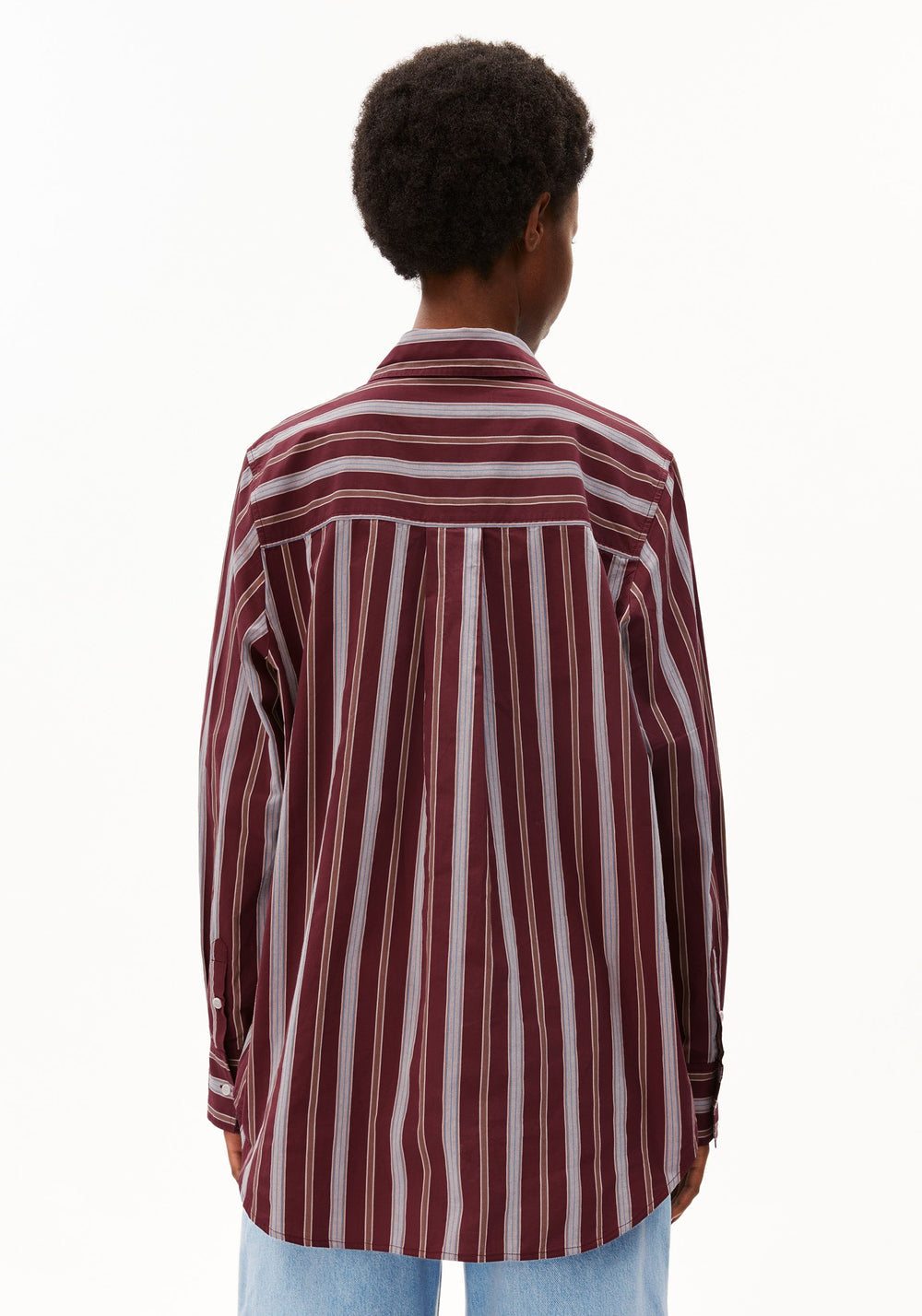 Striped Loose Shirt Blouse