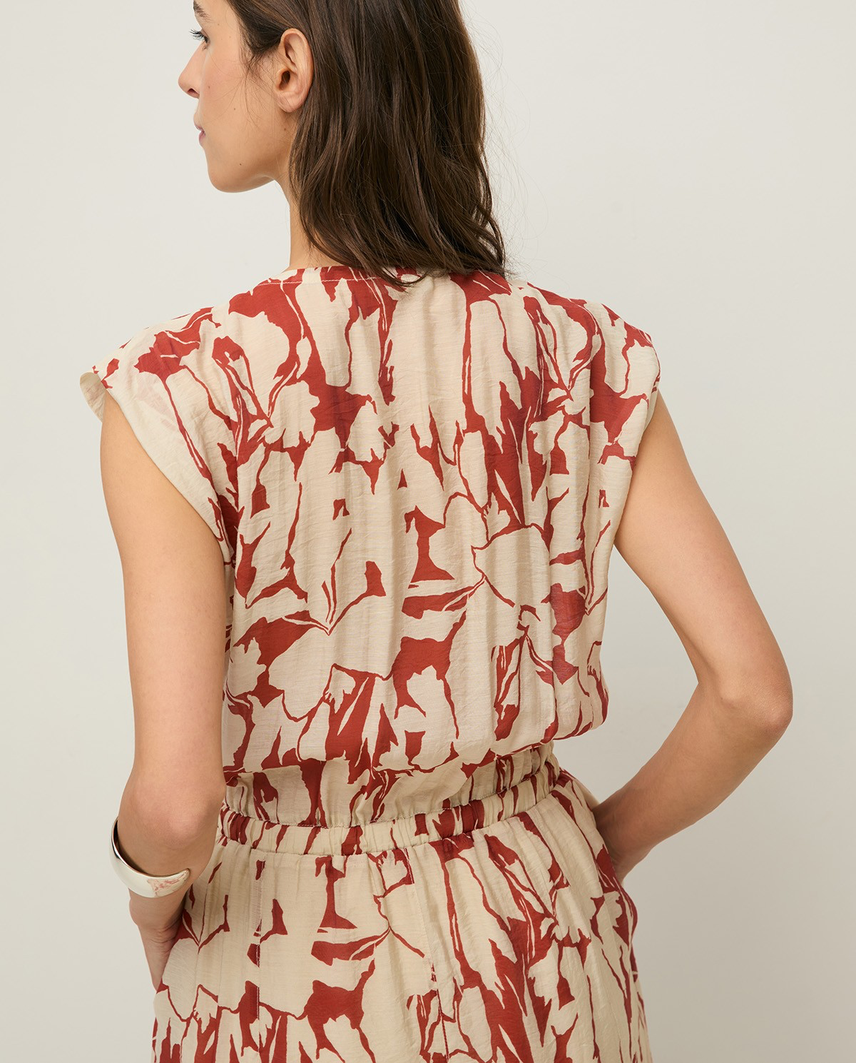 Flowy Floral Chiffon Dress
