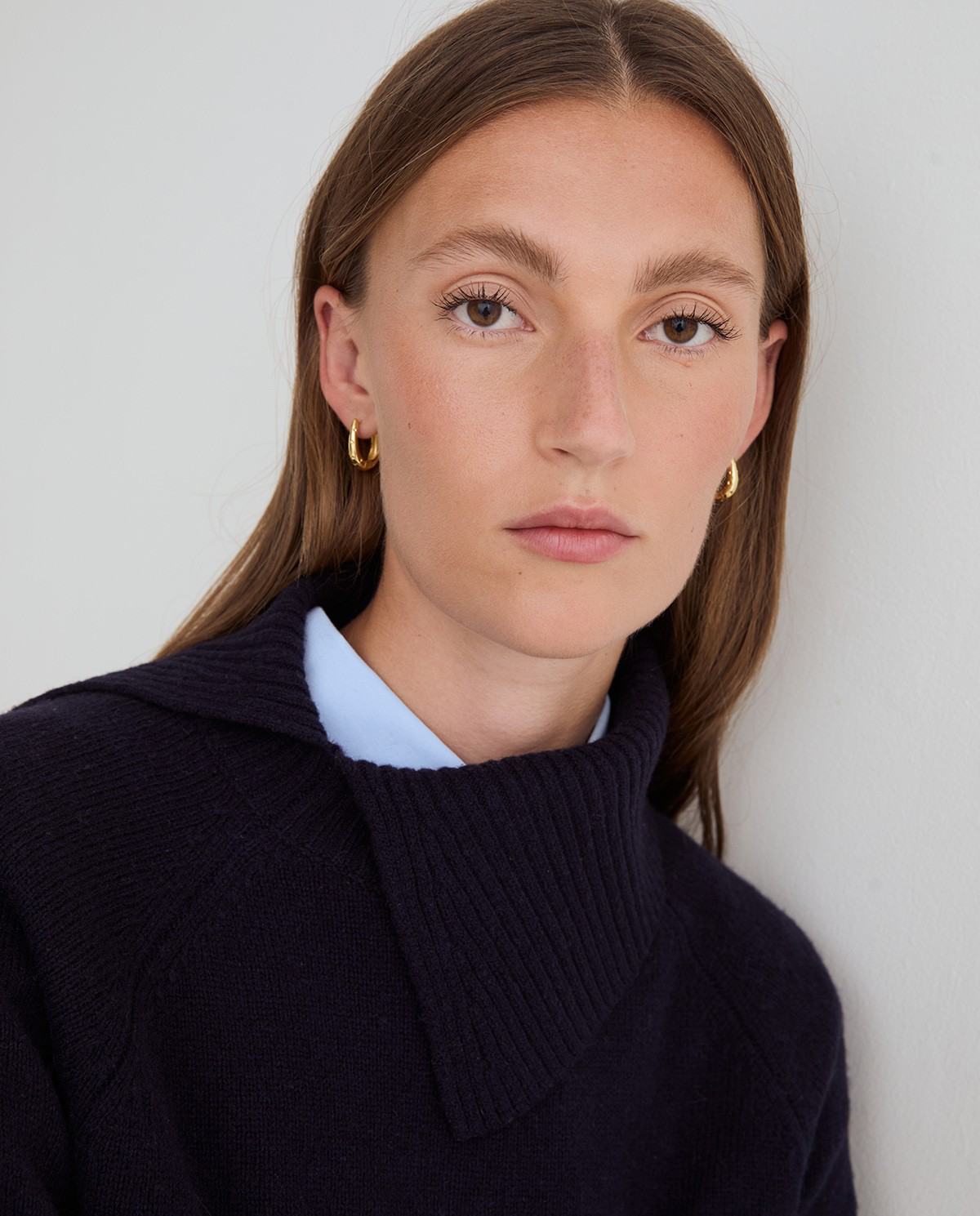 Open Roll-Neck Sweater