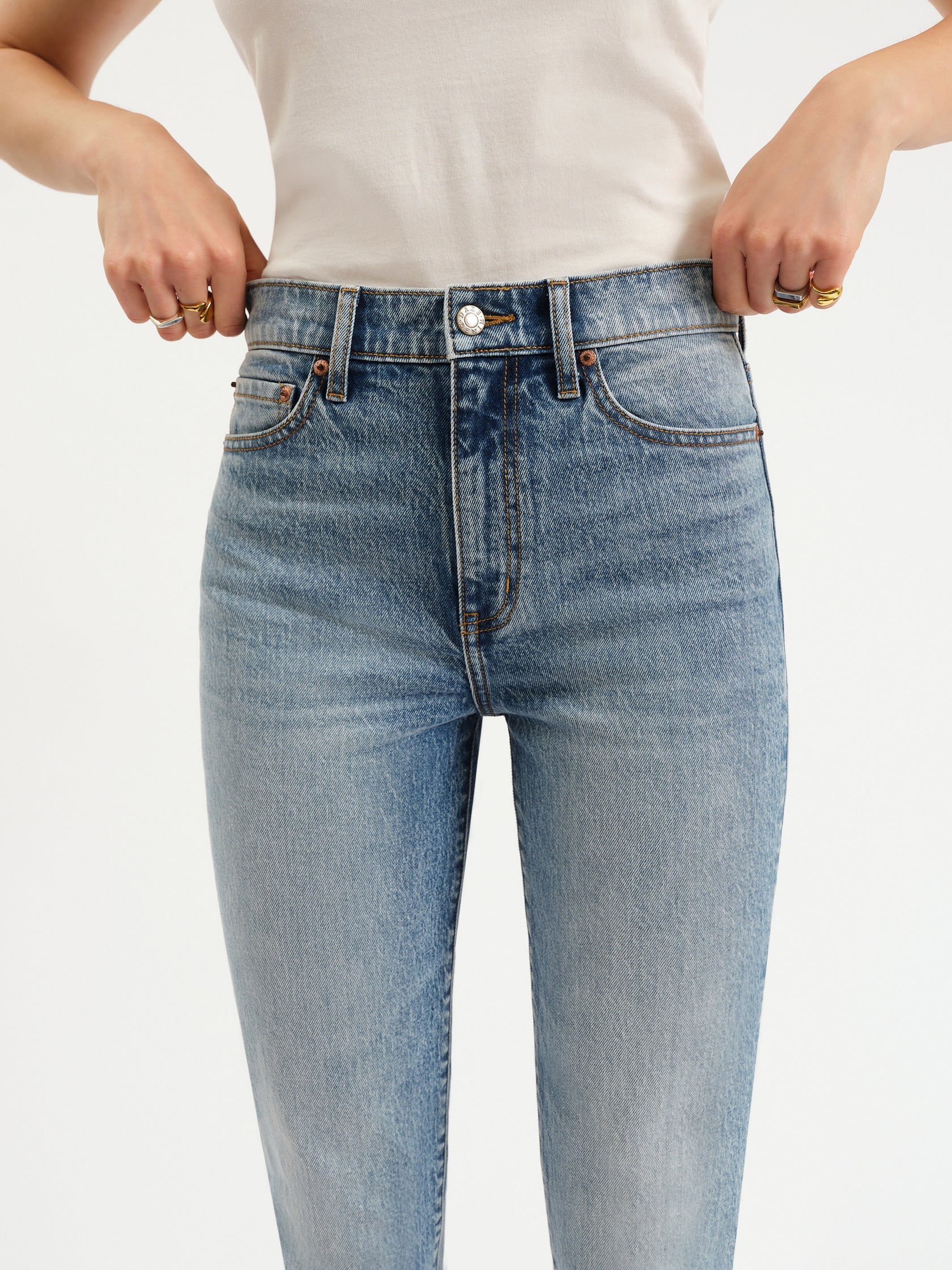 Smarty Pants High Rise Slim Straight