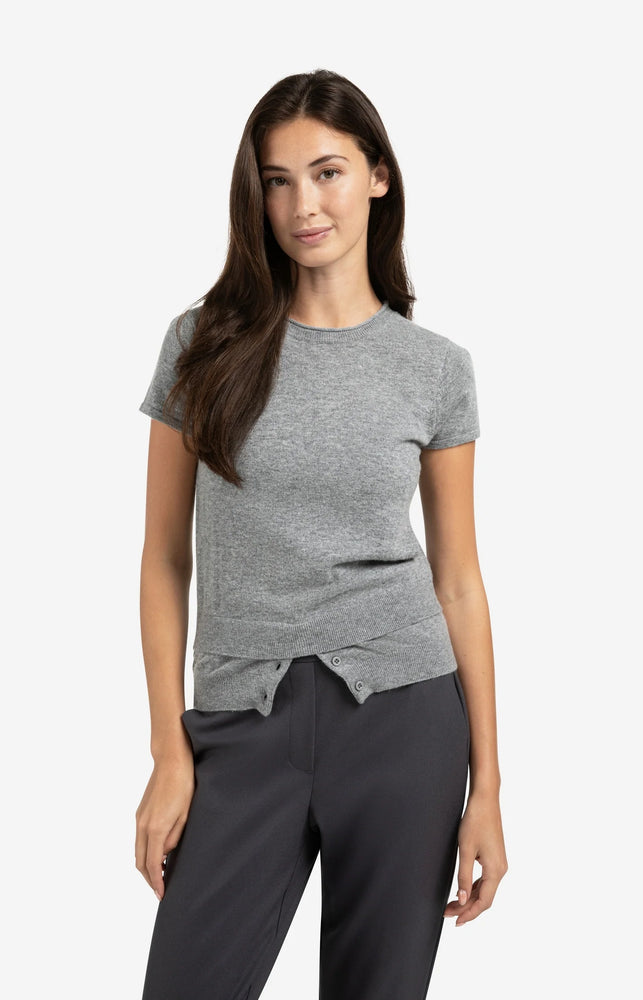 Knitted Top With Double Hem