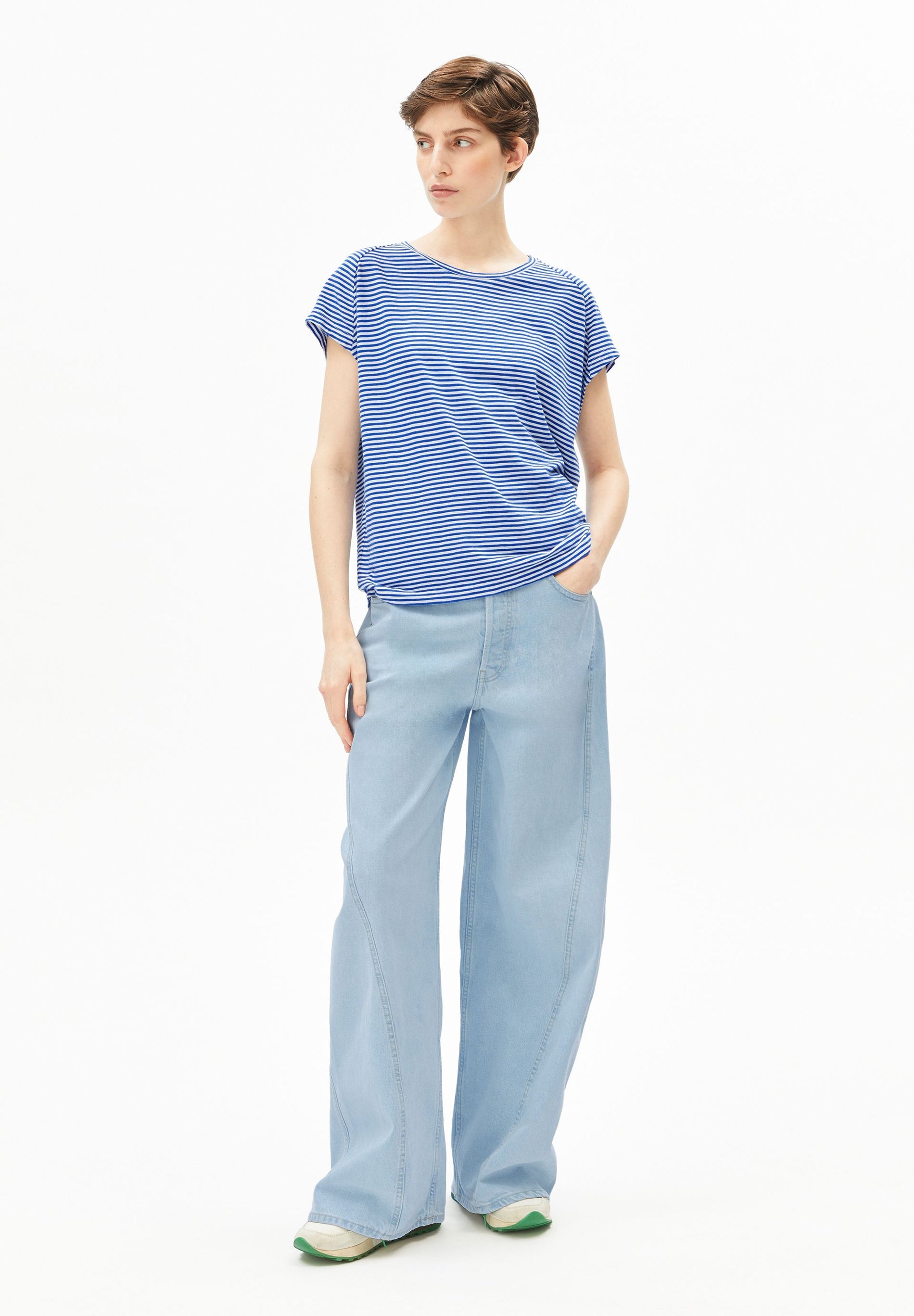 Slub Jersey Stripe T-Shirt