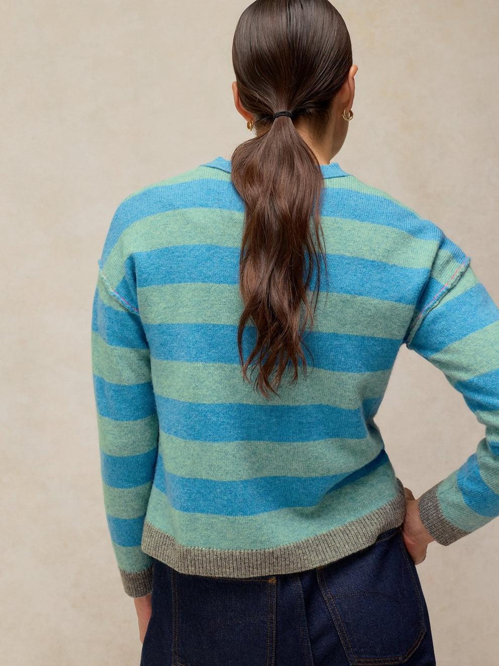Sansa Striped Cardi