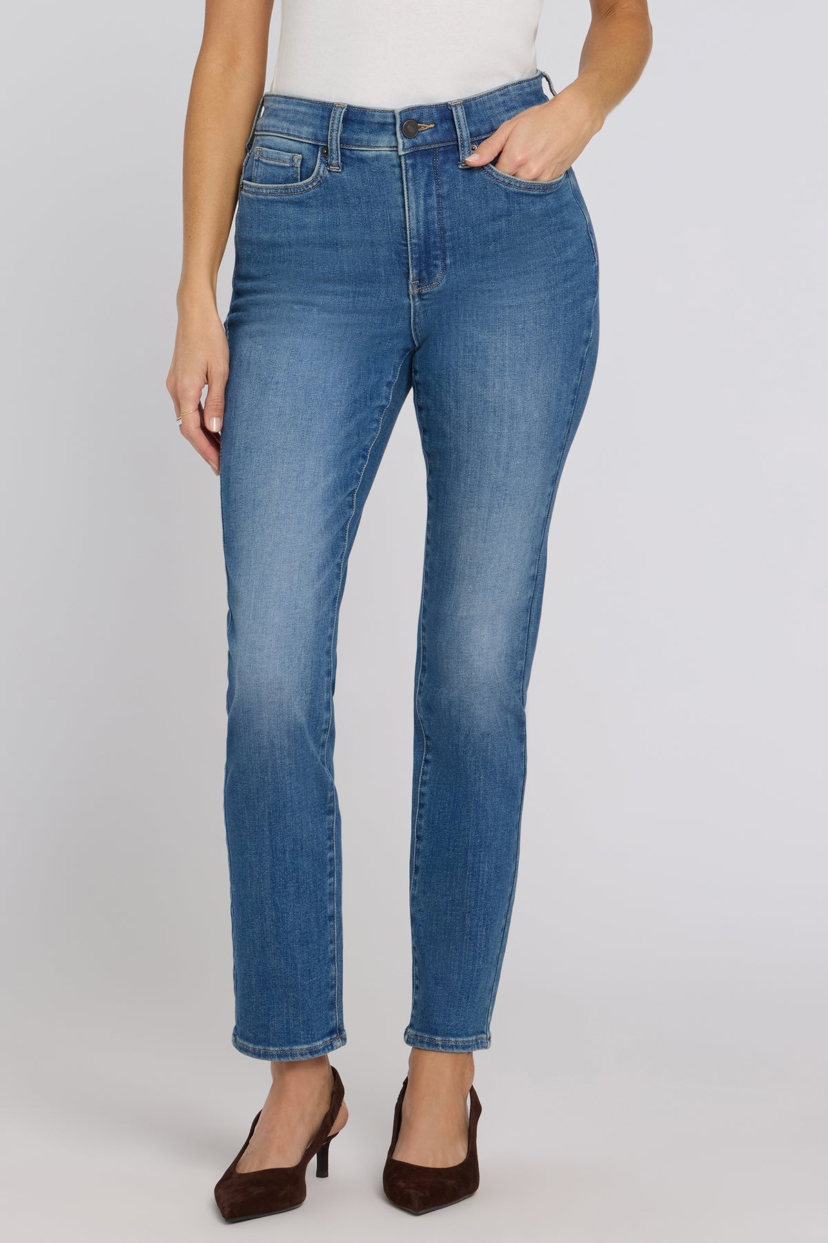 Sheri Slim Straight Jeans
