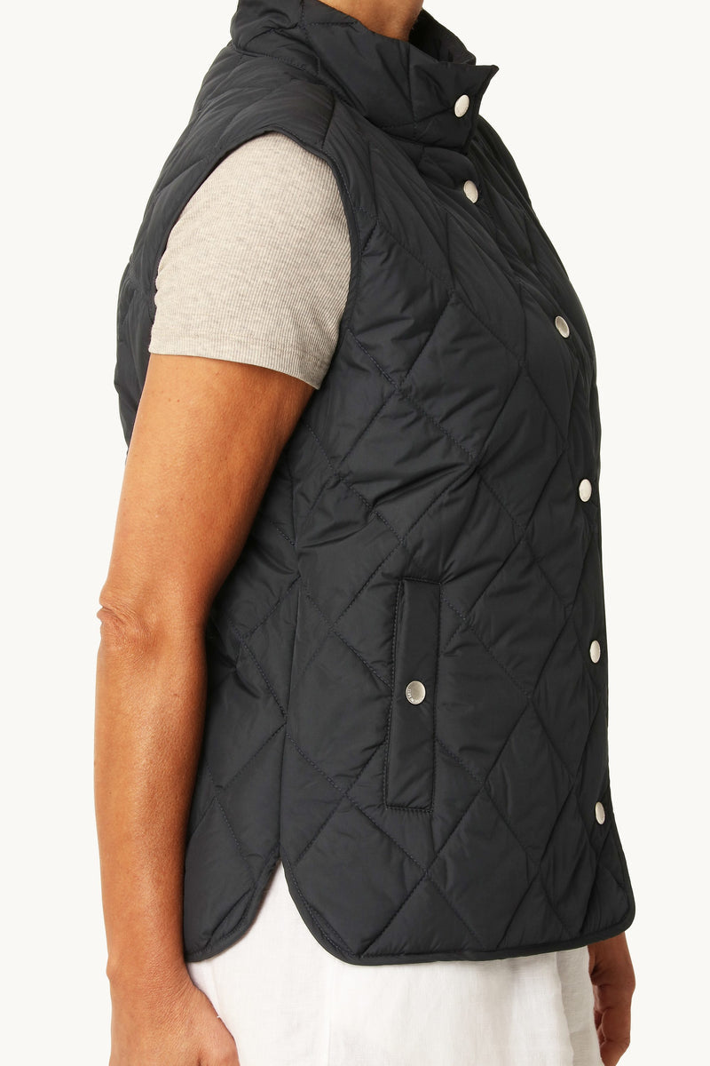Beat 01 Short Quilted Vest
