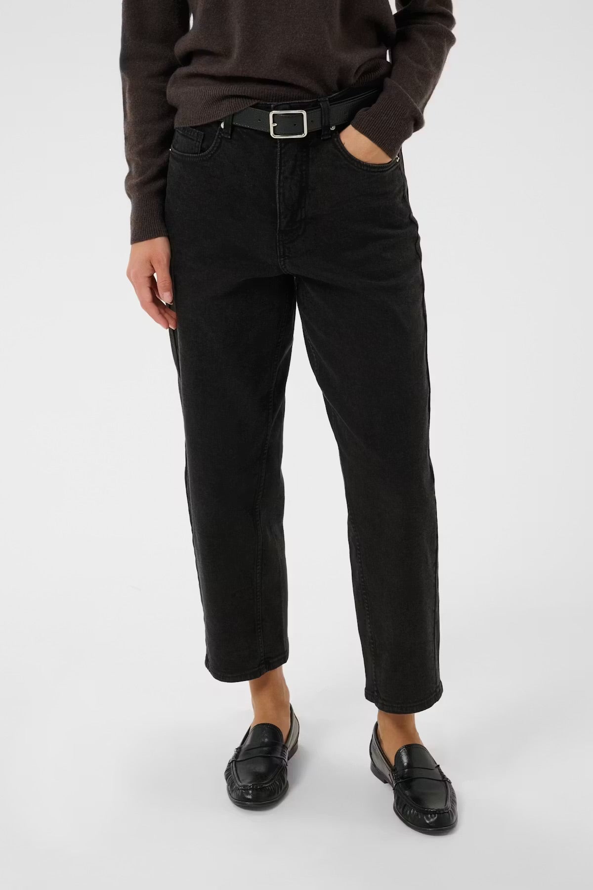 Adelena Black Jeans