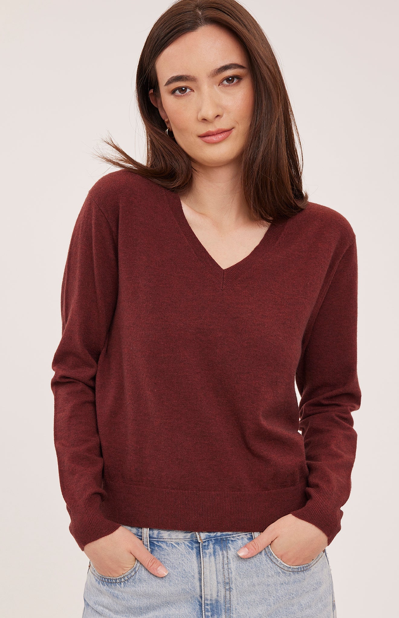 Carina V-Neck Pullover Sweater