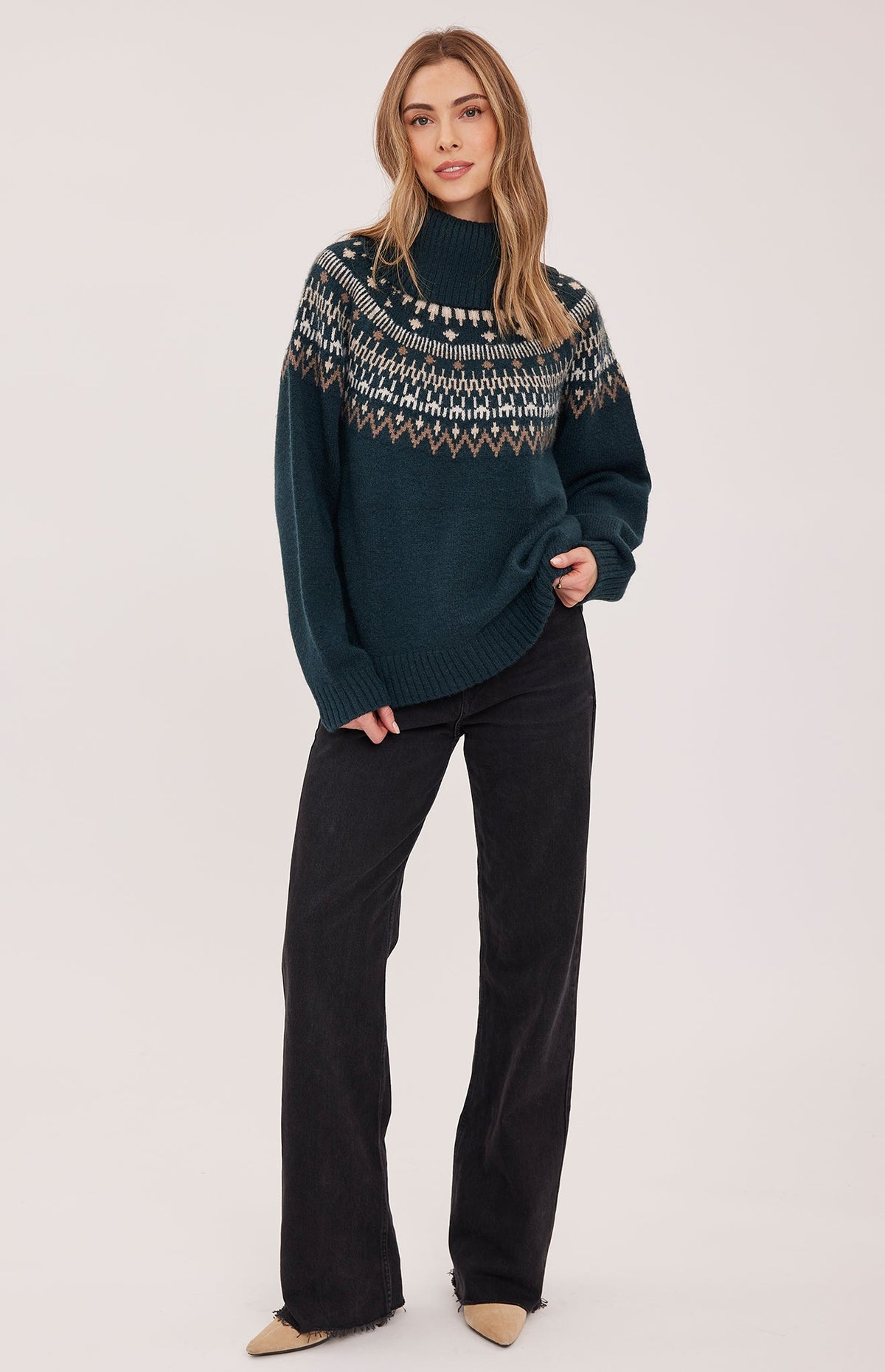 Freya Pullover Sweater - Spruce