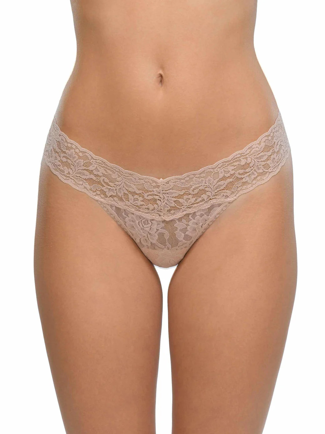 Signature Lace Low Rise Thong (Wrapped)