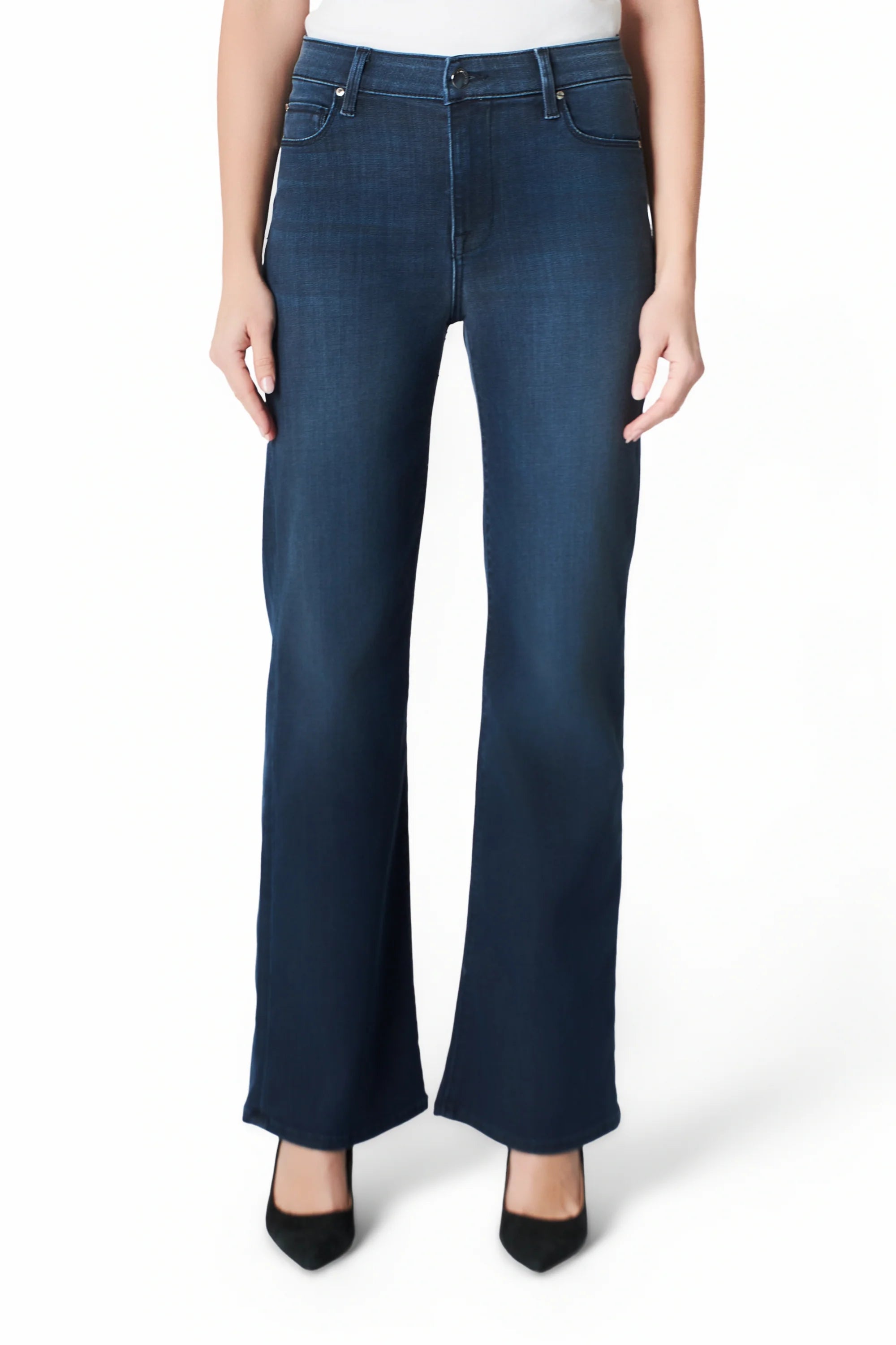 Katie High Classic Flare - Serenade Blue