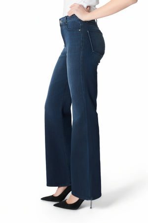 Katie High Classic Flare - Serenade Blue
