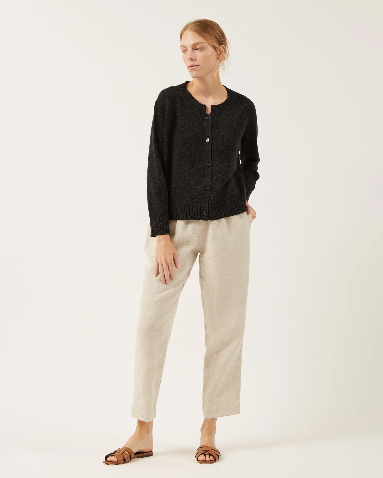 Anissa Silk & Cotton Cardigan