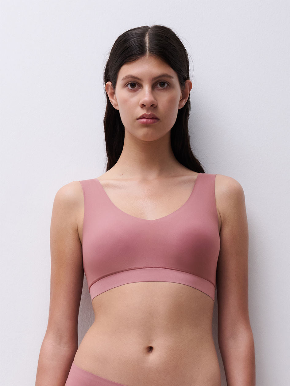Soft Stretch Padded V-Neck Bra
