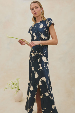 Serenity Dress- Midnight Roses
