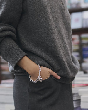 Padlock Heart Chain Bracelet
