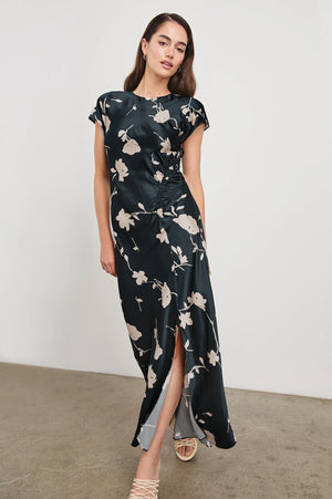 Serenity Dress- Midnight Roses