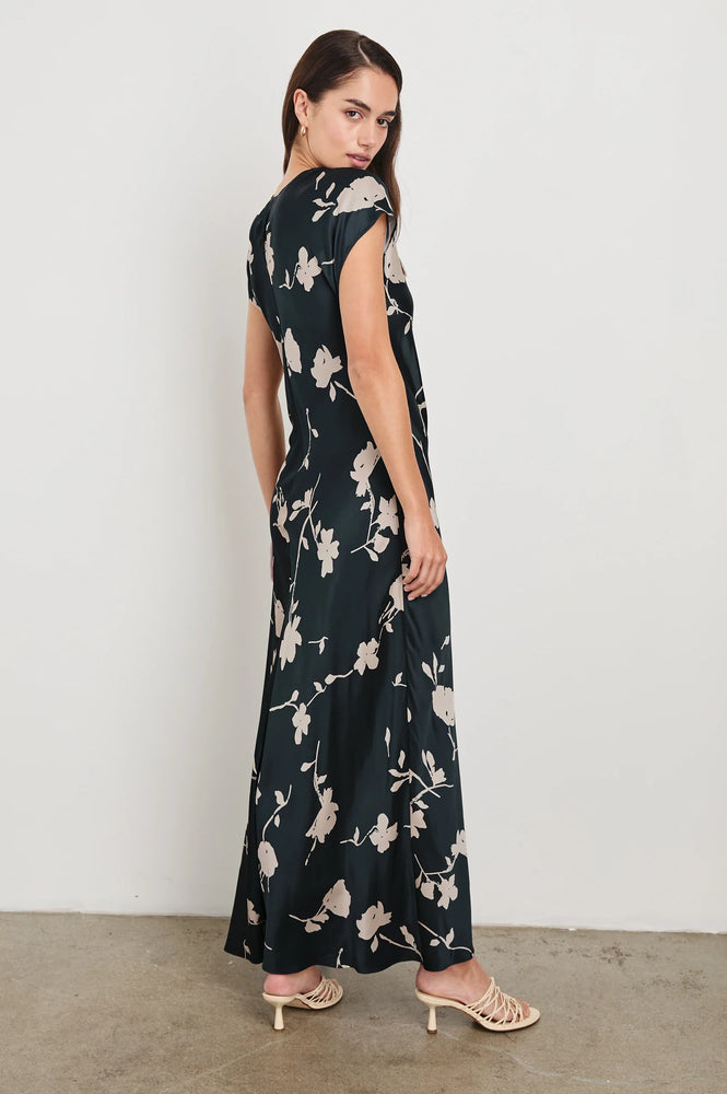Serenity Dress- Midnight Roses