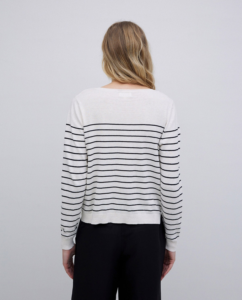 Organic Cotton Striped Jumper