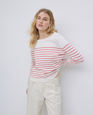 Organic Cotton Striped Jumper