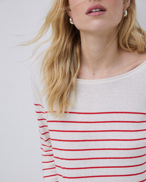 Organic Cotton Striped Jumper