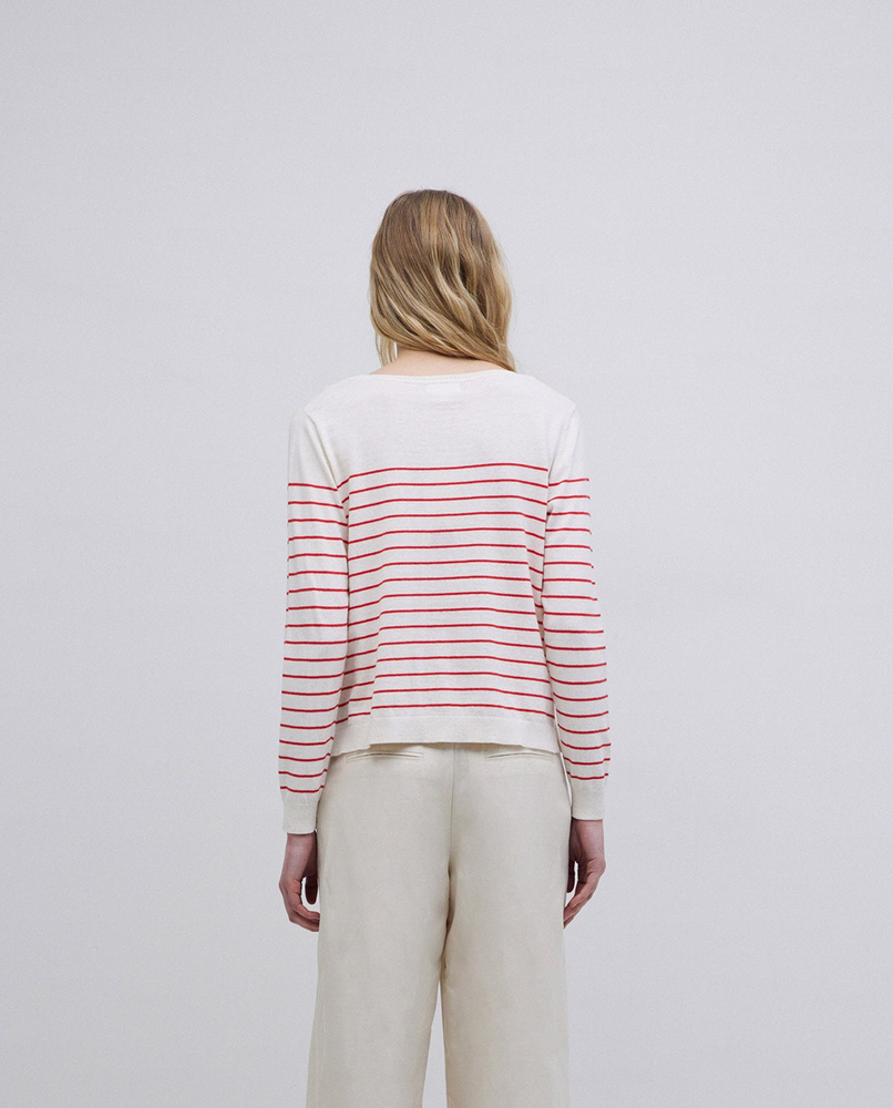 Organic Cotton Striped Jumper