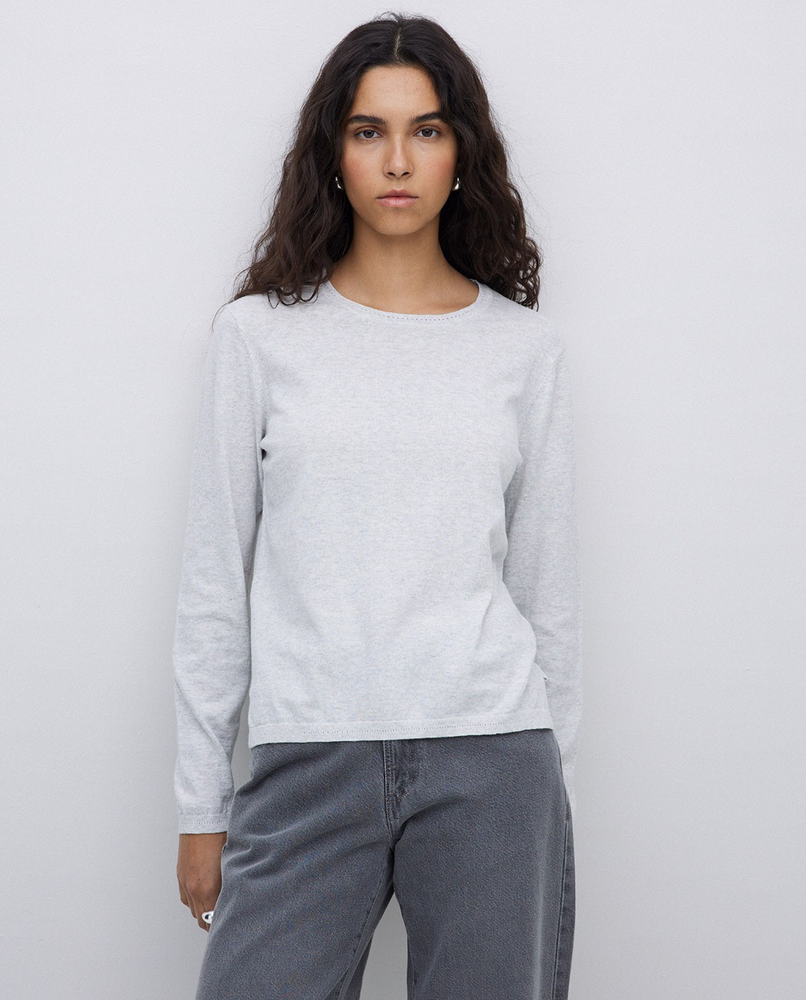 Organic Cotton Round Neck Jumper