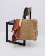 Natural Raffia Tote
