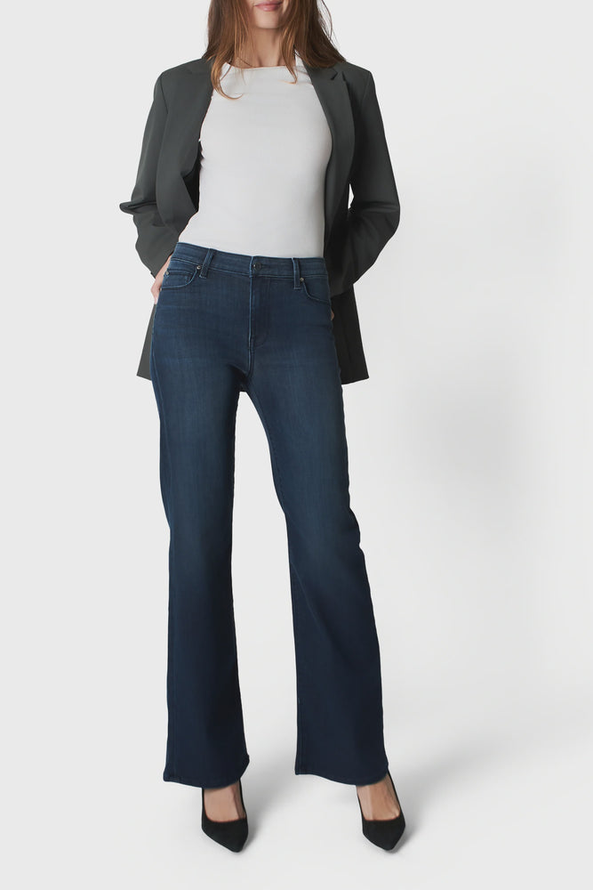 Katie High Classic Flare - Serenade Blue