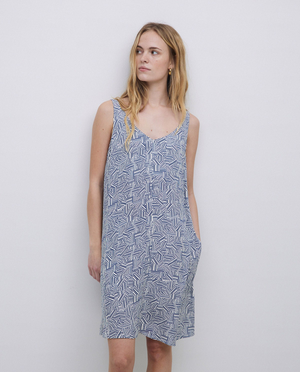 Crepe Geometric Dress