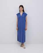 Slub Cotton Shirt Dress