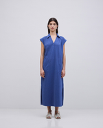 Slub Cotton Shirt Dress