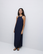 Halter Neck Polka Dot Dress