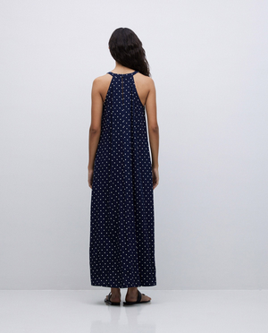 Halter Neck Polka Dot Dress