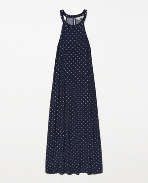 Halter Neck Polka Dot Dress