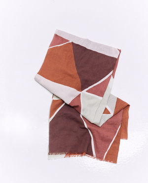 Geometric Cotton Scarf