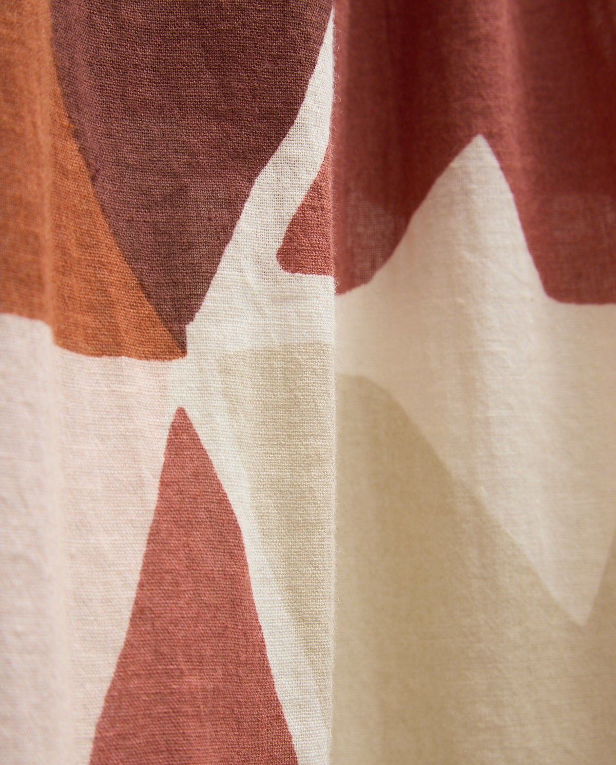 Geometric Cotton Scarf