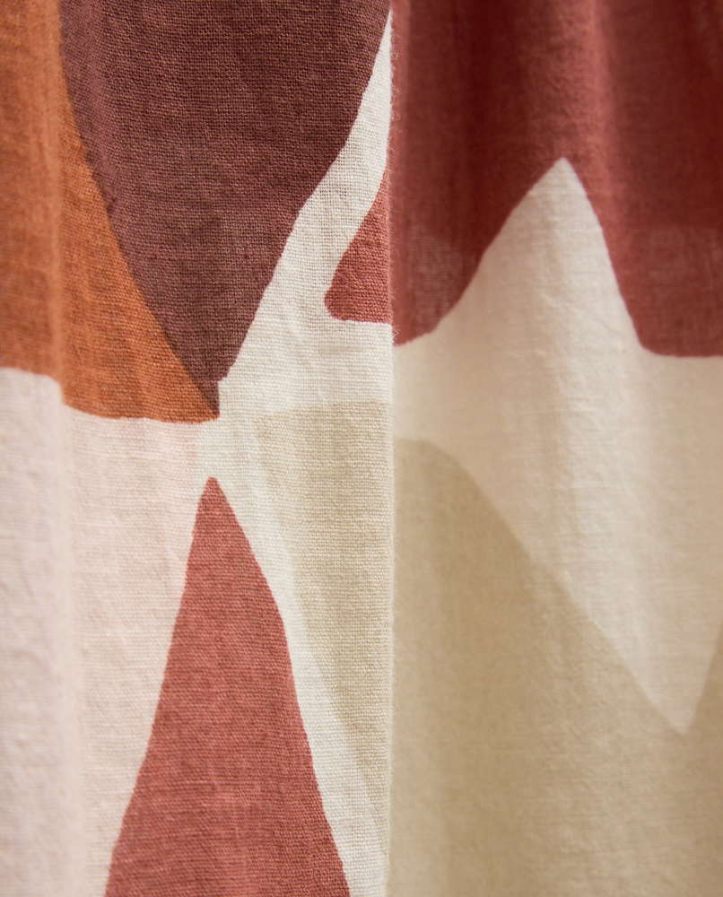 Geometric Cotton Scarf