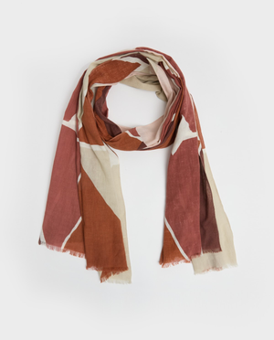 Geometric Cotton Scarf