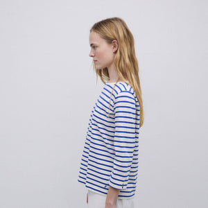 Organic Cotton Bateau T-Neck T-Shirt
