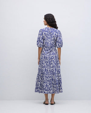 Organic Cotton Long Printed Dress