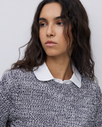 Dark Blue Openwork Jumper