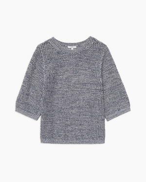 Dark Blue Openwork Jumper