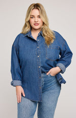Whitney Denim Button Down Shirt