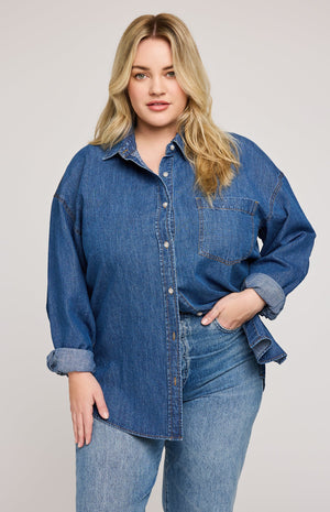 Whitney Denim Button Down Shirt